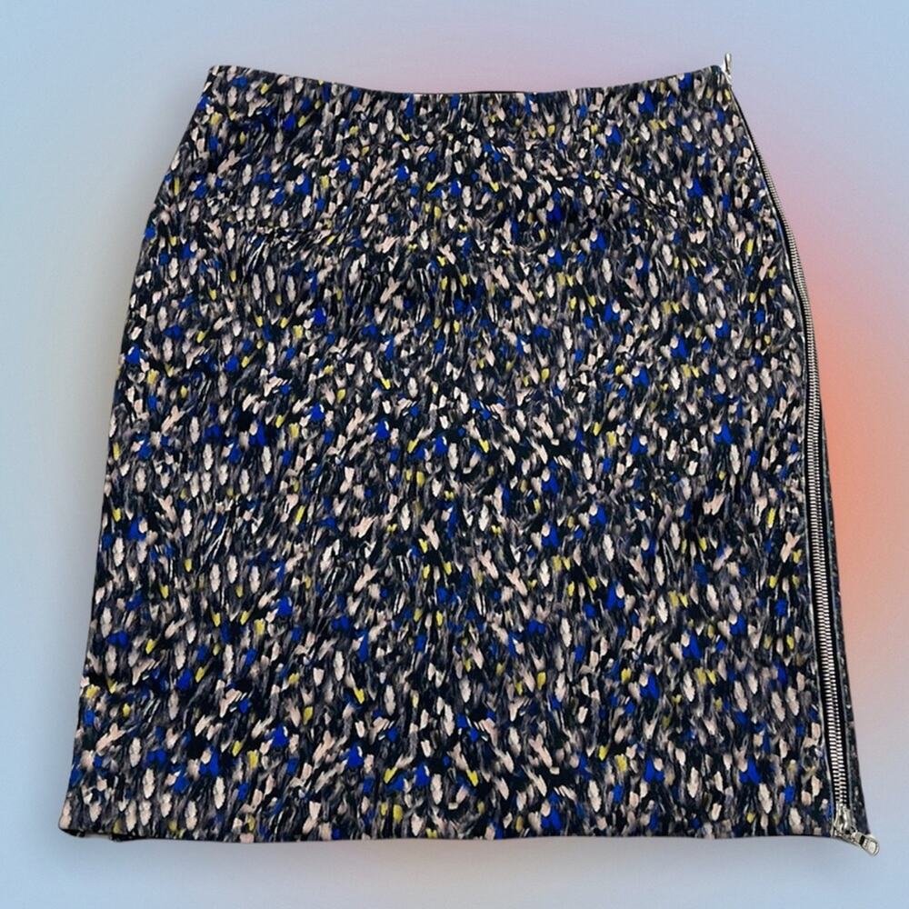 YIGAL AZROUEL Wonen’s 2 Watercolor Double Zipper Skirt